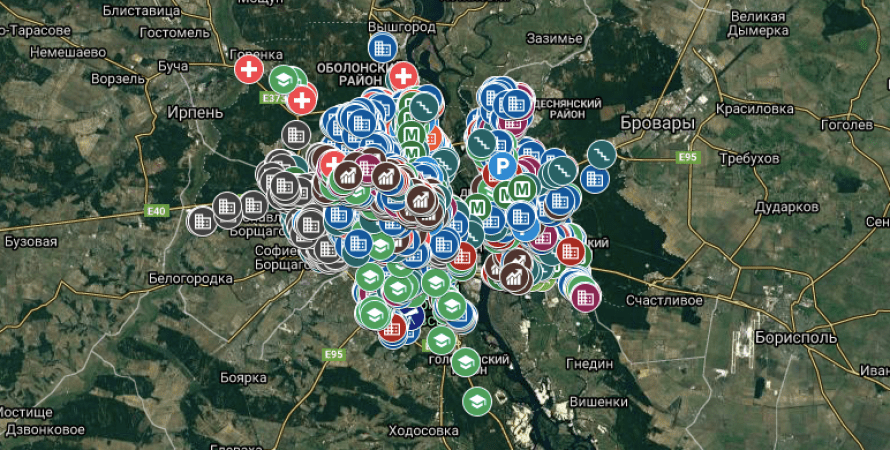 В Киеве обновили карту бомбоубежищ