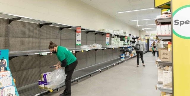 В Австралии продуктовый дефицит: из-за пандемии опустели полки магазинов